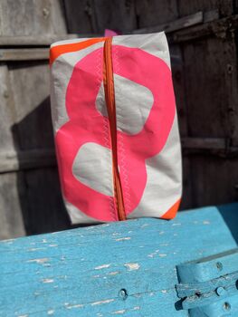 Large Recycled Sailcloth Wash Bag, 2 of 5