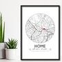 Personalised Home Is Where Mum Is, Mothers Day Print, thumbnail 3 of 4