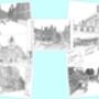 Sets Of Artistic City Postcards, thumbnail 3 of 12