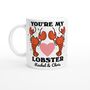 'You're My Lobster' Personalised Names Love Mug, thumbnail 5 of 5