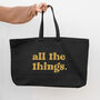 Giant Oversized Tote Bag 'All The Things', thumbnail 2 of 2