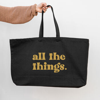 Giant Oversized Tote Bag 'All The Things', 2 of 2