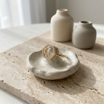 Hexagon Ring Gold, 2 of 7