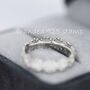 Two Tone Daisy Infinity Ring, thumbnail 6 of 10