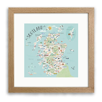 Map Of Scotland Print By Hilary Yafai, 5 of 8