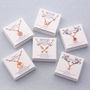 Rose Gold Colour Gift Card Necklace Charm Selection, thumbnail 2 of 11