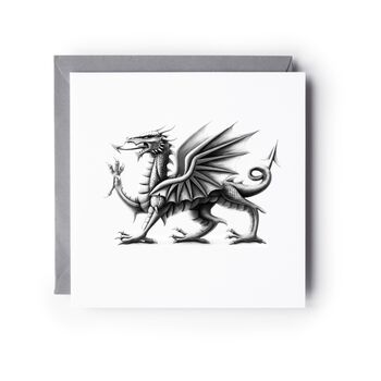 Welsh Dragon Greeting Card, 3 of 6