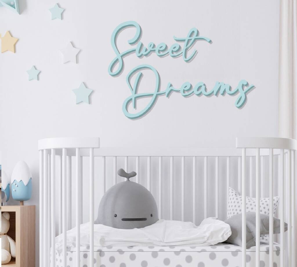 Sweet Dreams Home Decor Wall Art By NeuCrafts