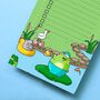 Cute Frog To Do List Notepad, thumbnail 3 of 4
