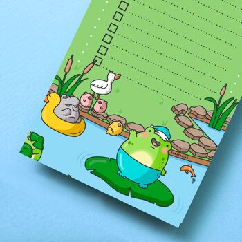 Cute Frog To Do List Notepad, 3 of 4