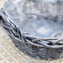 Giverny Heather Grey Willow Basket, thumbnail 5 of 6