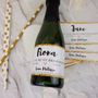 Will You Be My Bridesmaid Mini Champagne Label B And G, thumbnail 1 of 4