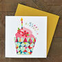 Cupcake Happy Birthday Card, thumbnail 3 of 4