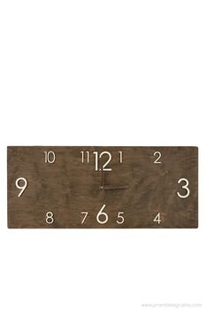 Crafted Luxury Industrial Wooden Wall Clock, 4 of 8