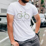 Personalised Cotton Cycling T Shirt, thumbnail 1 of 5