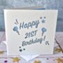 Special Age Laser Cut Birthday Card, thumbnail 1 of 4
