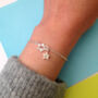 Personalised Initial Sterling Silver Magic Star Bracelet, thumbnail 2 of 12