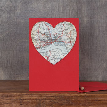 Map Location Heart New Home Card, 8 of 8