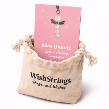 Rose Quartz Guardian Angel Keepsake Love Gift, 2 of 3