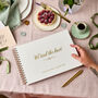 Personalised Tied The Knot Wedding Guest Book, thumbnail 3 of 8