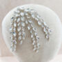 Crystal Leaf Bridal Headpiece, thumbnail 1 of 7