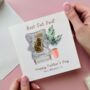 Personalised Best Cat Dad Father's Day Card, thumbnail 1 of 2