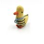 Handmade Duck Stripy Yellow Fair Trade Toy, thumbnail 4 of 6