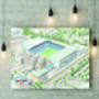 Chelsea Fc Stamford Bridge Two Stadium Canvas, thumbnail 1 of 6