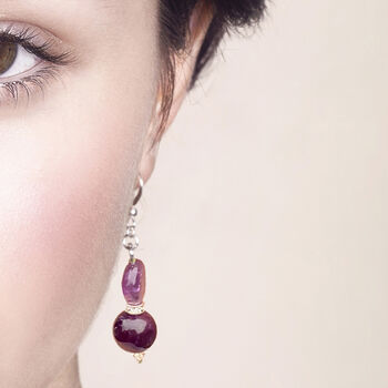 Amethyst And Diamante Bracelet, 5 of 6