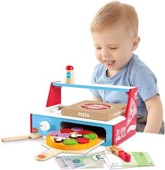 Wooden Pizza Toy With Accessories, 7 of 8