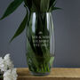 Personalised Message Glass Bullet Vase, thumbnail 3 of 4