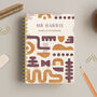 Personalised Abstract Combined Diary And Notebook, thumbnail 4 of 12