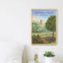 Ladywell Fields London Travel Poster Art Print, thumbnail 2 of 8