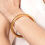 Stainless Steel Chunky Bangle, thumbnail 4 of 7