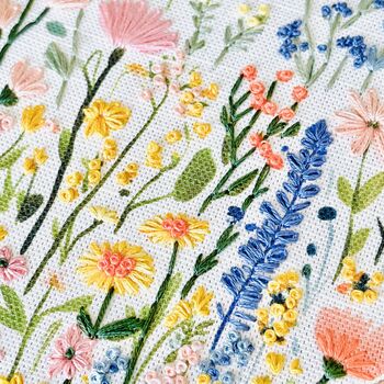 Wild Flower Embroidery Kit, 3 of 5
