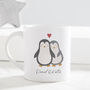Personalised Penguin Valentines Mug, thumbnail 1 of 2