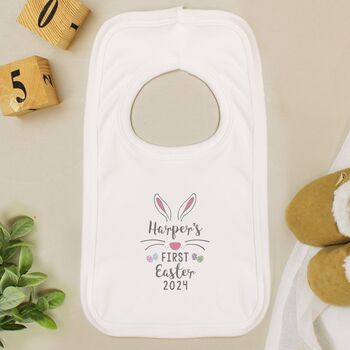 Personalised My First Easter Baby's Bib Gift, 3 of 4