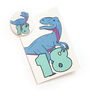 Number 18 Dinosaur Card And Badge Set, thumbnail 1 of 4