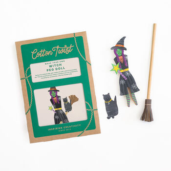 Make Your Own Witch Peg Doll, 8 of 9
