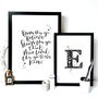 Braver Than You Believe Calligraphy Print, thumbnail 1 of 3