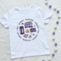 Queen's Platinum Jubilee Kids Illustrated T Shirt, thumbnail 1 of 2