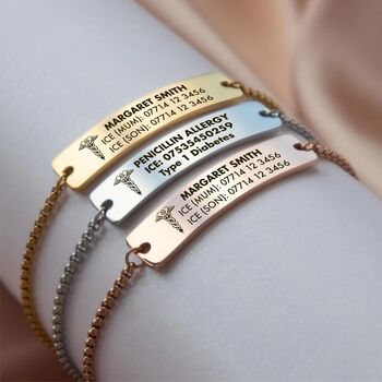 Medical Alert Bracelet, 3 of 10