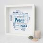 Personalised 80th Birthday Word Art Gift For Him, thumbnail 3 of 4