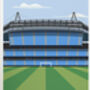 Manchester City Stadium Art Print Gift, thumbnail 2 of 9