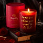 Burn Me When You Want To Be Bad | Personalised Bedroom Scented Candle, thumbnail 1 of 6