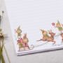 A4 Letter Writing Paper With Christmas Elves And Reindeer, thumbnail 4 of 6