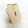 18ct Gold Plated Opal Necklace, thumbnail 1 of 2