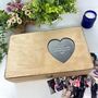 Personalised Wooden Heart Memory Box, thumbnail 4 of 12