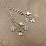 Set Of Two Floral Bridal Hair Pins, thumbnail 8 of 13