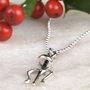 Cheeky Angel Sterling Silver Necklace, thumbnail 3 of 3